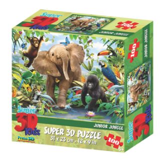 Obrázek z Puzzle 3D džungle 100 dílků 